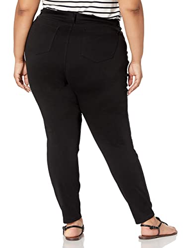 Amazon Essentials Women's Pull-On Knit Jegging (Available in Plus Size), Black, Large