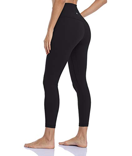 HeyNuts Essential 7/8 Leggings High Waisted Yoga Pants for Women, Buttery  Soft Workout Pants Compression Leggings with Inner Pockets Black_25