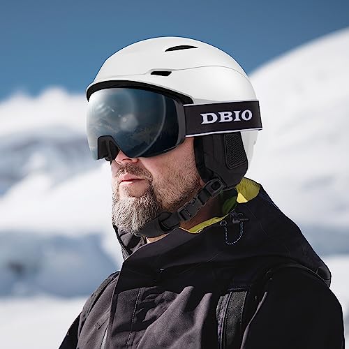 DBIO Snowboard Helmet, Ski Helmet for Adults-with 9 Adjustable Vents, ABS Shell and EPS Foam, Snow Helmets for Men and Women