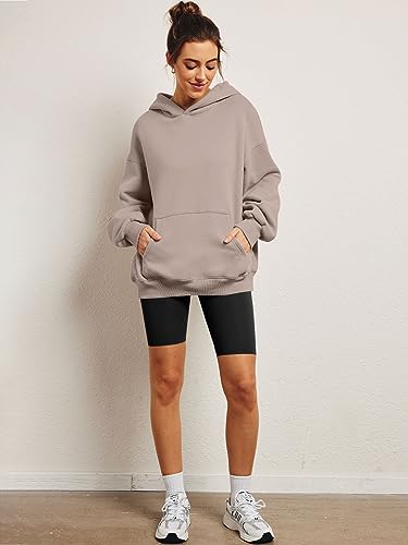 Trendy Queen Oversized Sweatshirts for Women Fleece Hoodies Crewneck  Pullover Comfy Sweaters Clothes Fall Winter Fashion 2023 : :  Clothing