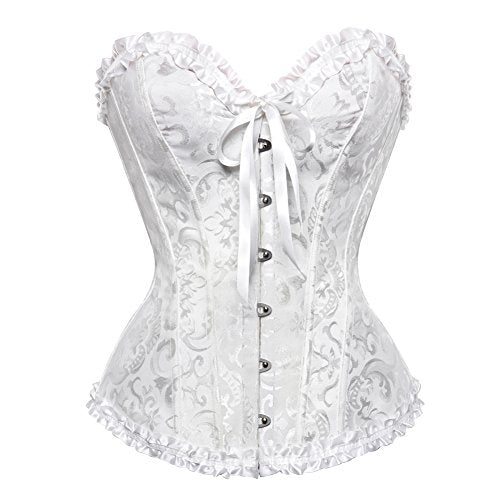 frawirshau Corset Top Plus Size Corsets for Women Bustiers