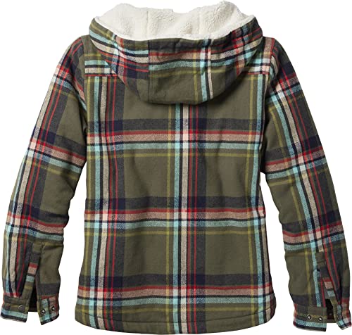 Womens lined flannel hoodie hot sale