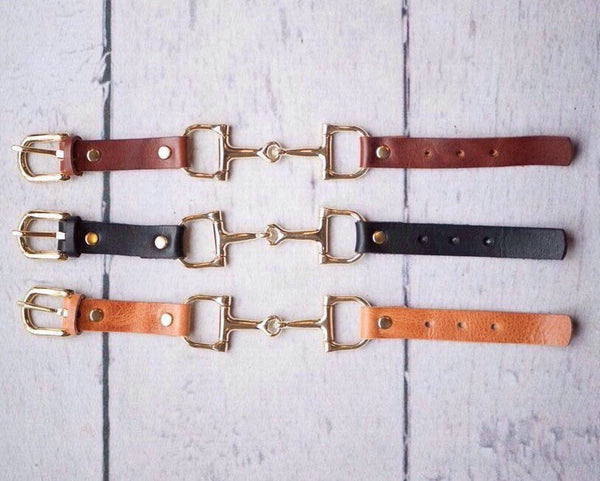 Leather Bit Horse Bracelet for Men D3476 | Ideana