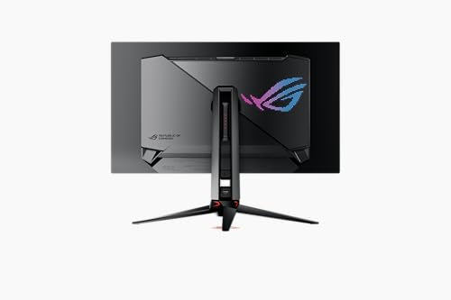 ASUS ROG Swift 32” 4K OLED Gaming Monitor (PG32UCDP) - WOLED, Dual Mode (4K 240Hz, FHD 480Hz), 0.03ms, G-SYNC Compatible, Custom Heatsink, AI Gaming, 99% DCI-P3,True 10-bit, USB-C 90W, 3yr Warranty