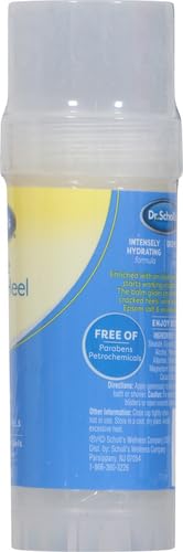 Dr. Scholl's Severe Cracked Heel Repair Restoring Balm 2.5oz, with 25% Urea for Dry, Cracked Feet, Heals and Moisturizes for Healthy Feet