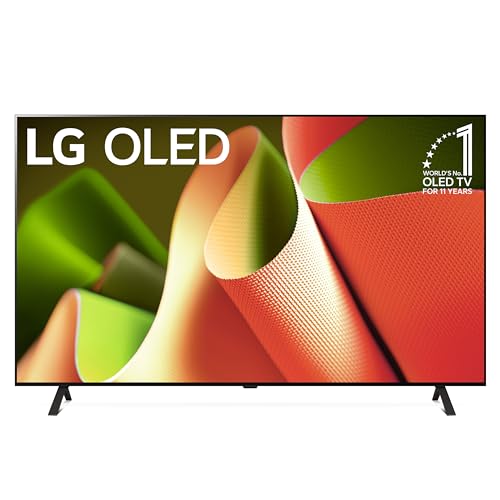 LG 77-Inch Class OLED B4 Series Smart TV 4K Processor Flat Screen with Magic Remote AI-Powered with Alexa Built-in (OLED77B4PUA, 2024)