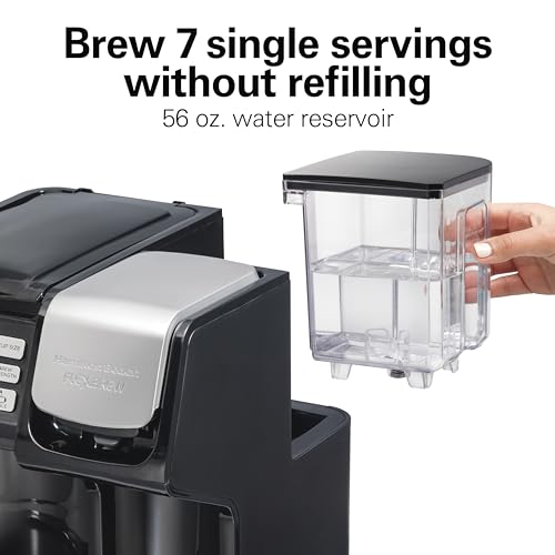 Hamilton Beach FlexBrew Trio 2Way Coffee Maker, Compatible with KCup