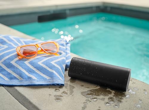 Sonos Roam 2 - Black - Portable Waterproof Bluetooth Speaker