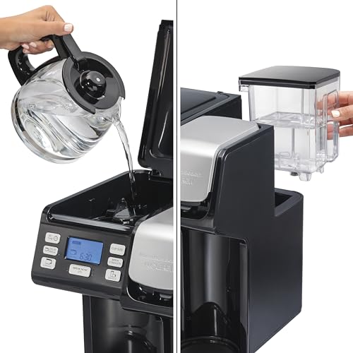 Hamilton Beach FlexBrew Trio 2Way Coffee Maker, Compatible with KCup