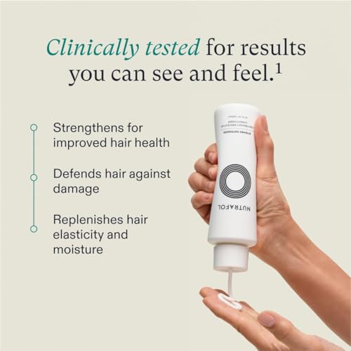 Nutrafol Conditioner, Physician-formulated for Thinning Hair, Moisturizing, Strengthening and Color Safe, Lightweight Protection - 8.1 Fl Oz Bottle