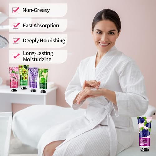 ANKOOY 12 Pack Hand Cream Gift Sets for Mother's Day Women and Girls,Moisturizing Hand Lotion Cream For Dry Hands,Bulk Mini Hand Lotion Gift Sets For Mother's Day Valentine's Day Christmas