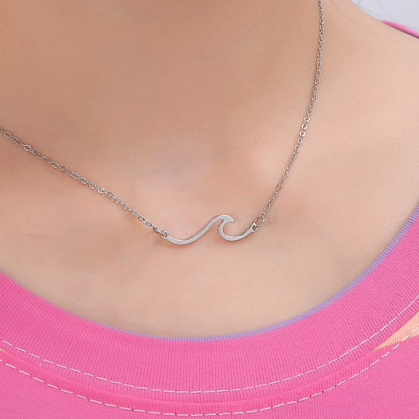 LANG XUAN Friendship Anchor Necklace Good Luck Butterfly Pendant Chain Necklace with Message Card Gift Card for Women Girl