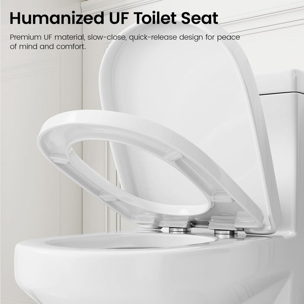 SOTOMO Compact One Piece Toilet for Bathroom, Modern Space-Saving Powe ...