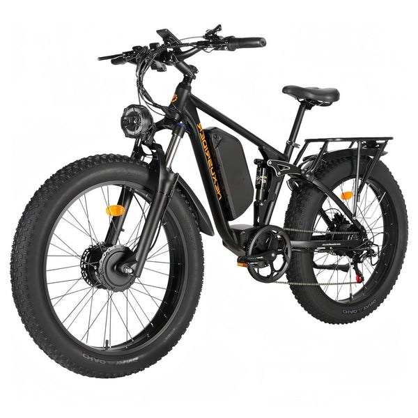 BROTOSPAC Electric Bike for Adult, NexusRider Trailblazer 2000W Dual Motor 35 MPH 48V 22.4Ah AWD Ebike, 26" Fat Tire MTB, Dual Hydraulic Disc Brake 7 Speed, 4 Riding Modes