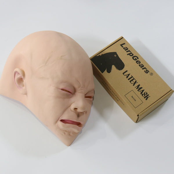 LarpGears Halloween Costume Party Baby Mask Full Head for Adults Latex
