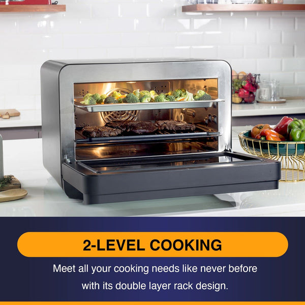 Baumann Living Multifunction Air Fryer Steam Oven Convection Counterto