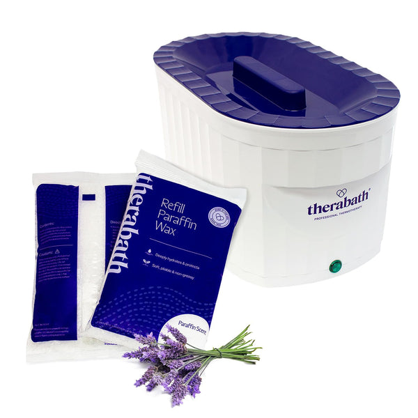 Therabath Professional Thermotherapy Paraffin Bath - Arthritis Treatment Relieves Muscle Stiffness - for Hands, Feet, Face and Body - 6 lbs Lavender Harmony