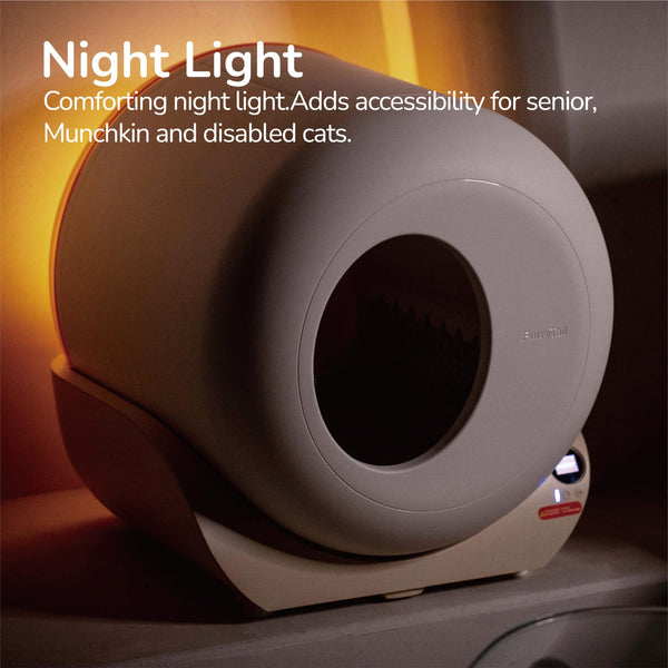 FurryTail Self Cleaning Litter Box with APP Automatic Cat Litter Box