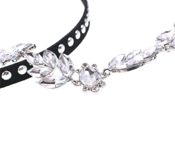 Crystal Choker Necklace    | Ideana
