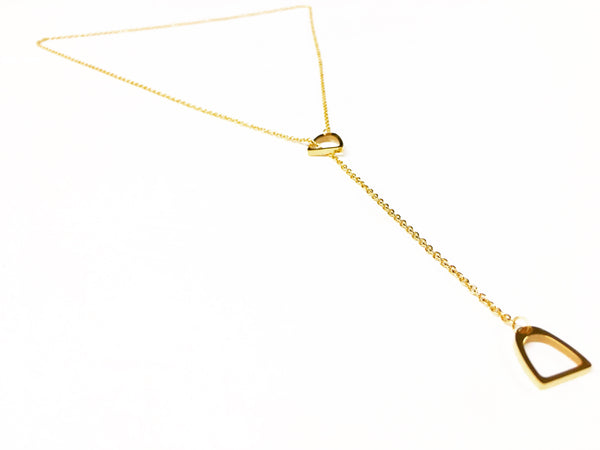 Double Stirrup Necklace    | Ideana