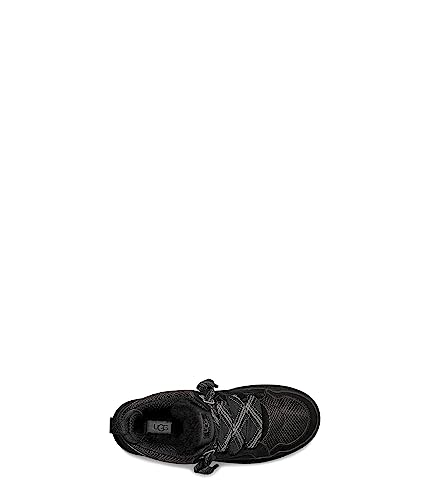 UGG Unisex-Child Lowmel Sneaker, Black, 13 Little Kid