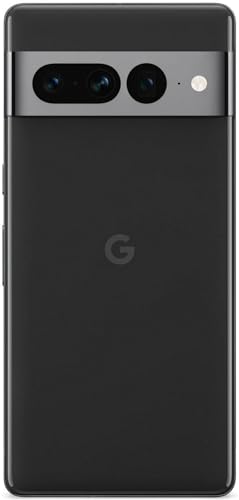 Google Pixel 7 Pro - 5G Android Phone - Unlocked Smartphone with Telephoto Lens, Wide Angle Lens, and 24-Hour Battery - 128GB - Obsidian (Renewed)