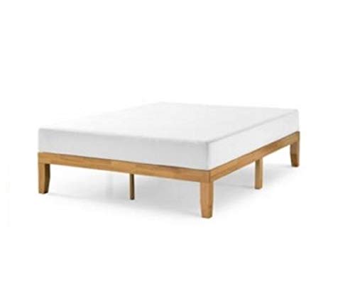 ZINUS Moiz Wood Platform Bed Frame / Wood Slat Support / No Box Spring Needed / Easy Assembly, Natural, King