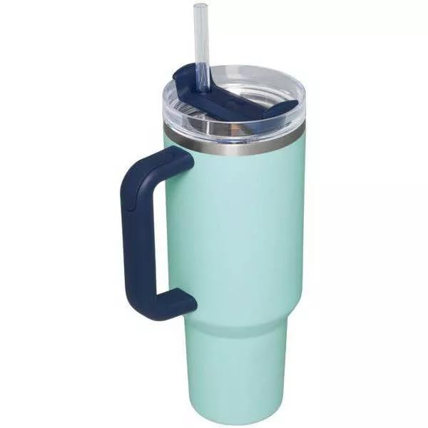 Stanley 40oz Stainless Steel H2.0 FlowState Quencher Tumbler Watercolor Blue