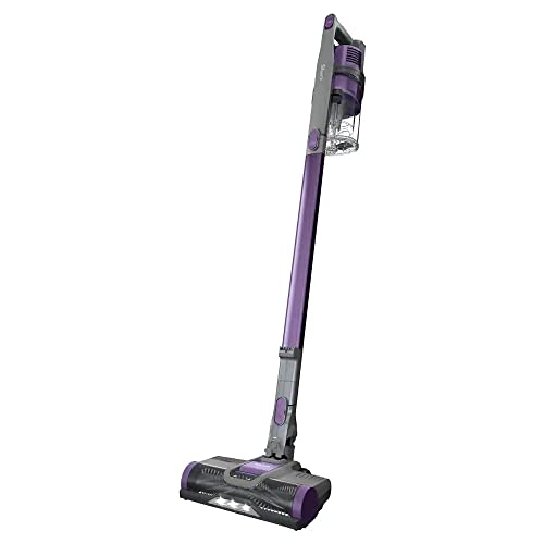 Shark IX141H Pet Cordless Stick Vacuum with Anti-Allergen Complete Seal, XL Dust Cup, LED Headlights, Removable Handheld, 40min Runtime, Grey/Purple, 7.5 lbs (Renewed)