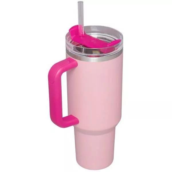 Stanley 40oz Stainless Steel H2.0 FlowState Quencher Tumbler Flamingo