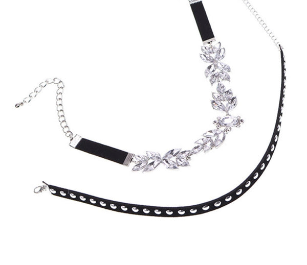 Crystal Choker Necklace    | Ideana