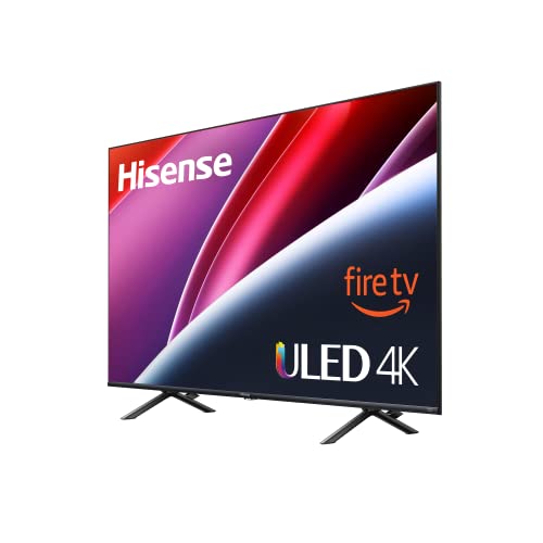 Hisense 58-Inch Class U6HF Series ULED 4K UHD Smart Fire TV (58U6HF) - QLED, 600-Nit Dolby Vision, HDR 10 plus, 240 Motion Rate, Voice Remote, Compatible with Alexa