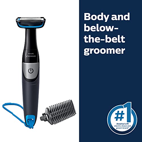 Philips Norelco Bodygroom Series 1100, BG1026/60, Showerproof Body Hair Trimmer and Groomer for Men