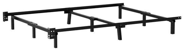 ZINUS Compack Metal Bed Frame, 7 Inch Support for Box Spring and Mattress Set, Black, Queen