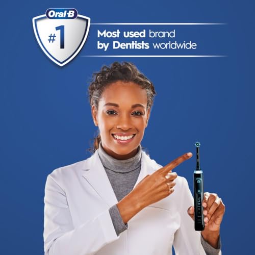 Oral-B Genius X Limited, Electric Toothbrush with Artificial Intelligence, 1 Replacement Brush Head, 1 Travel Case, Midnight Black