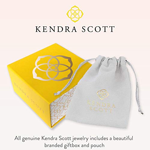 Kendra Scott Nola Pendant Necklace for Women, Fashion Jewelry, Gold-Plated, Iridescent Drusy