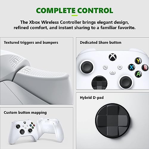 Xbox Series S – 512GB SSD All-Digital Gaming Console – 1440p Gaming – 4K Streaming – Robot White