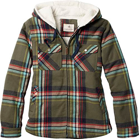 Berber lined clearance hooded flannel