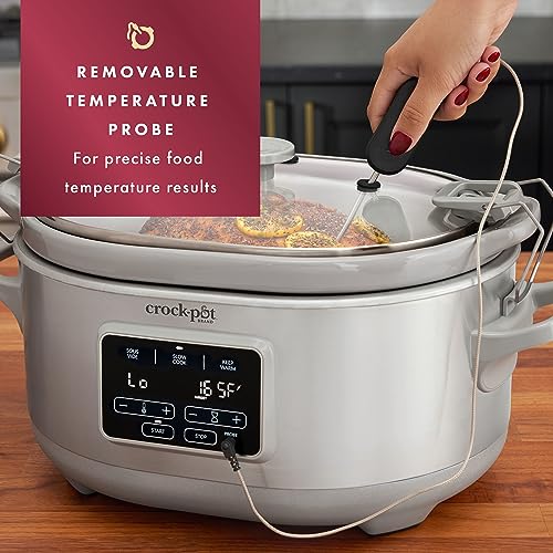 Crockpot™ 7-Quart Cook & Carry™ Slow Cooker with Sous Vide,Programmable, Stainless Steel