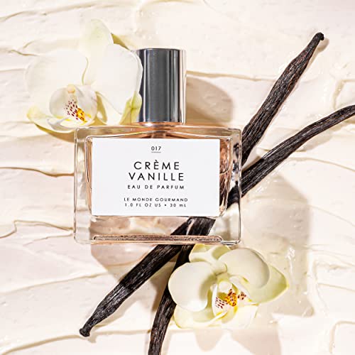 Le Monde Gourmand Crème Vanille Eau de Parfum - 1 fl oz (30 ml) - Vanilla, Floral, Sweet Fragrance
