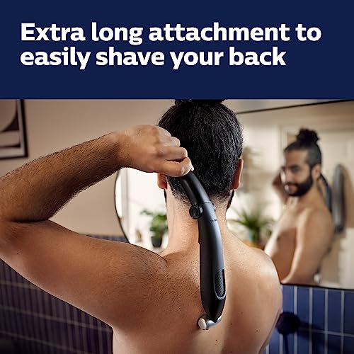 Philips Norelco Bodygroom Series 5000 Showerproof Body & Manscaping Trimmer for Men with Back Attachment, BG5025/40