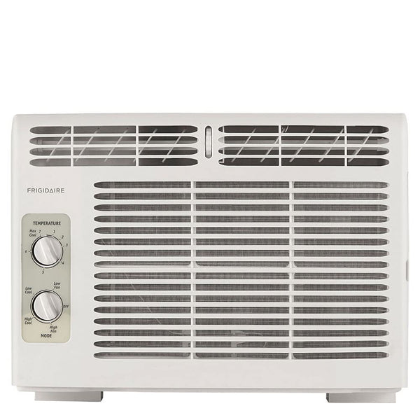 Frigidaire FFRA051WAE Window-Mounted Room Air Conditioner, 5,000 BTU with Temperature Control and Easy-to-Clean Washable Filter, in White