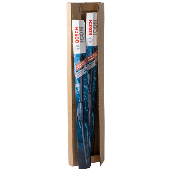 BOSCH 22A22B ICON Beam Wiper Blades - Driver and Passenger Side - Set of 2 Blades (22A & 22B)