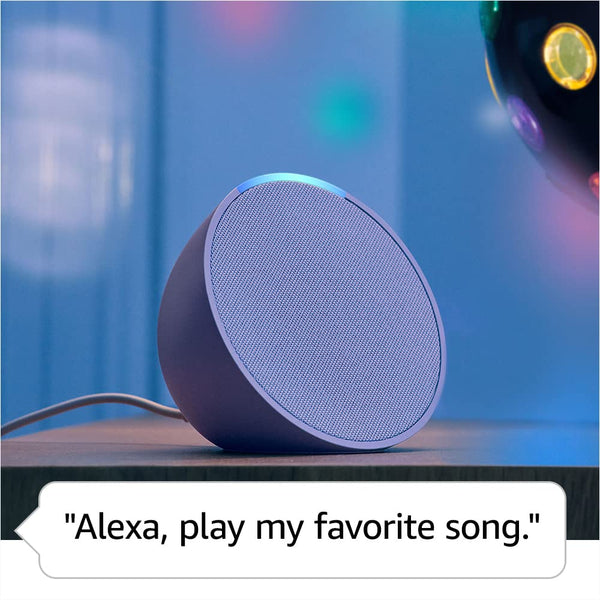 Amazon Echo Pop | Full sound compact smart speaker with Alexa | Charcoal