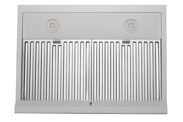 Hauslane, Chef Series 30" PS18 Under Cabinet Range Hood, Stainless Steel | Pro Performance | Contemporary Design, Touch Screen, Dishwasher Safe Baffle Filters, LED Lamps, 3-Way Venting