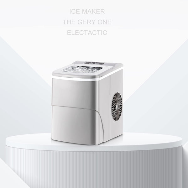 Electactic Ice Maker, Commercial Ice Machine,100Lbs/Day, Stainless Steel Ice Machine with 30 Lbs Capacity, Ideal for Restaurant, Bars, Home and Offices, Includes Scoop