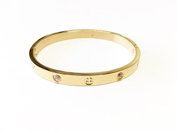 Crystal Cuff Bracelet R1415 | Ideana