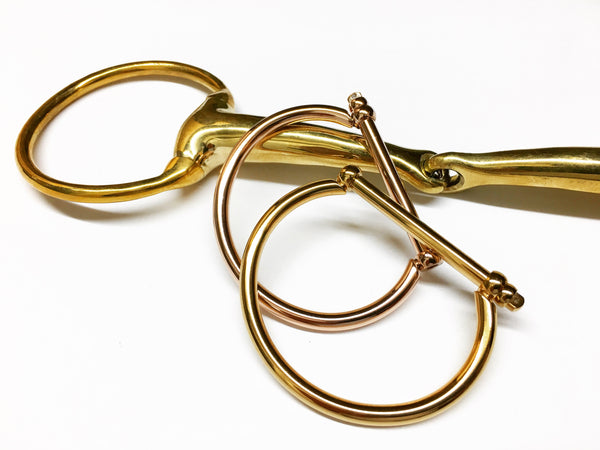 Horseshoe & Belt Buckle Bracelet Cuff Gift Set R1086 | Ideana