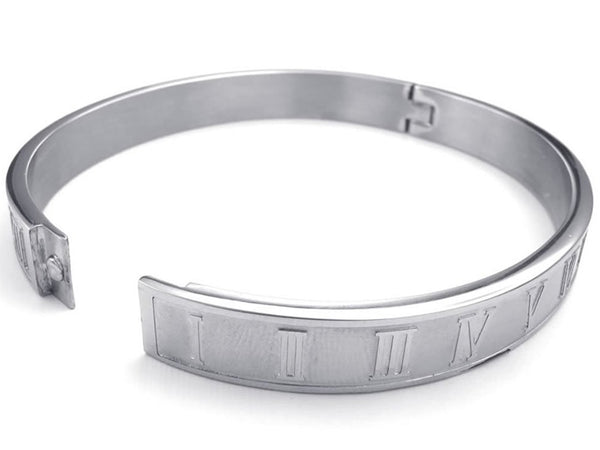 Cuff Bracelet with Roman Numeral    | Ideana