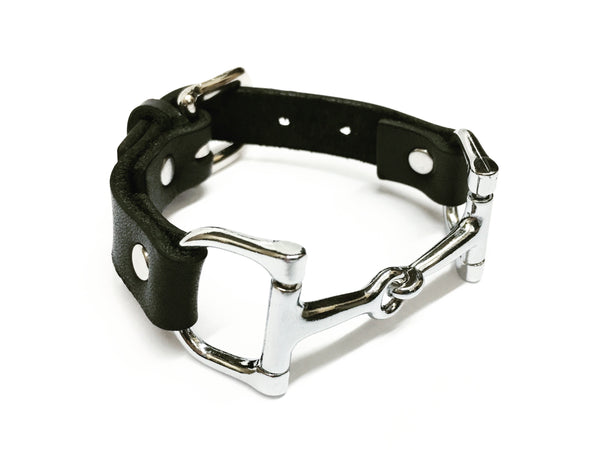 Horse Bit Bracelet Equestrian Bracelet Western Jewelry Bracelet Teen Bracelet Leather Bracelet Horse Lover Jewelry Small Gift L3654 | Ideana